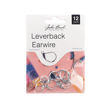 Load image into Gallery viewer, Earwire with Bead (Antique Silver)
