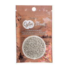 Load image into Gallery viewer, 11/0 Cylin Bead Metaluxe Silver
