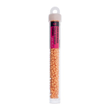 Load image into Gallery viewer, (Vial Czech Size 6/0) Opaque Light Orange Matt (Apricot) Dyed
