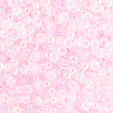 Load image into Gallery viewer, (Vial Miyuki Seed Bead 11/0) Lt. Pink AB Lined Dyed
