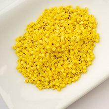 Load image into Gallery viewer, 11/0 Cylin Bead Opaque Yellow Matte
