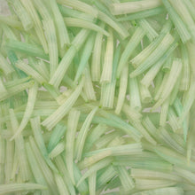 Load image into Gallery viewer, (Canada Only) 30g unsorted small 0.5-1&quot; Dentalium Green Dyed
