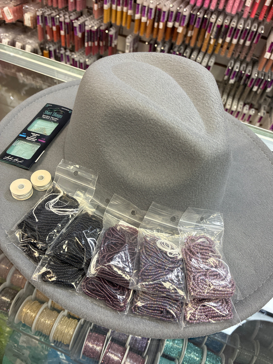 Felt Hat Beading Kit (Size 10)