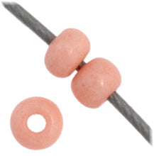 Load image into Gallery viewer, 11/0 Seedbead Lt Orange Chalk Dyed Solgel
