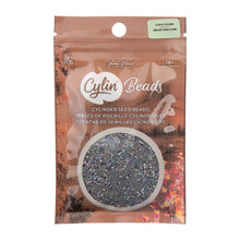 Load image into Gallery viewer, 11/0 Cylin Bead Glow in Dark AB - Grey

