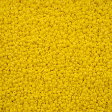 Load image into Gallery viewer, 11/0 Seedbead Opaque Matt Rainbow Yellow
