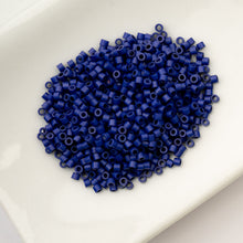 Load image into Gallery viewer, 11/0 Cylin Bead Cobalt Blue Matte
