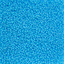 Load image into Gallery viewer, 11/0 Seedbead Chalk Dyed Solgel Aqua
