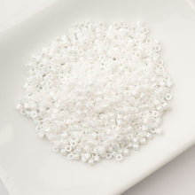 Load image into Gallery viewer, 11/0 Cylin Bead White Pearl AB
