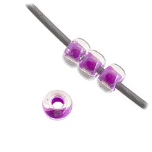 Load image into Gallery viewer, (Vial Miyuki Seed Bead 11/0) Purple Luminous Neon C/L
