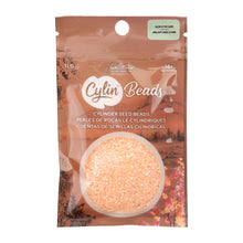 Load image into Gallery viewer, 11/0 Cylin Bead Glow in Dark AB - Orange
