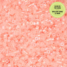 Load image into Gallery viewer, 11/0 Cylin Bead Glow in Dark AB - Coral
