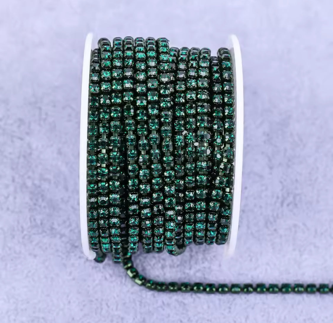 Metal Rhinestone Banding – 4 Generations Creations