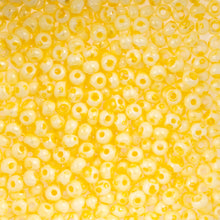 Load image into Gallery viewer, (Vial Czech Size 6/0) White Yellow Terra Melafyr
