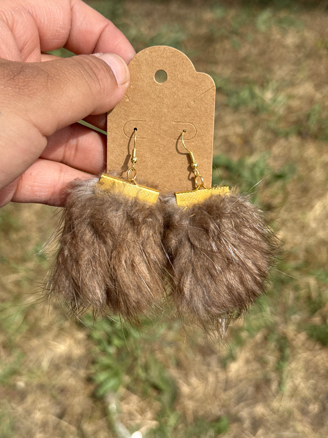 Consignment - Ashley Michel - Beaver Puff Earring