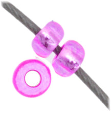 Load image into Gallery viewer, 11/0 Seedbead S/L Fuchsia Dyed
