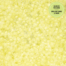 Load image into Gallery viewer, 11/0 Cylin Bead Glow In The Dark- Yellow
