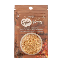 Load image into Gallery viewer, 11/0 Cylin Bead Opaque Toasted Almond
