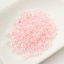 Load image into Gallery viewer, 11/0 Cylin Bead Pale Pink Lined
