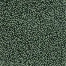 Load image into Gallery viewer, 11/0 Seedbead Chalk Dyed Solgel Eucalyptus
