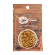 Load image into Gallery viewer, 11/0 Cylin Bead Gold AB
