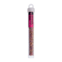 Load image into Gallery viewer, (Vial Czech Size 6/0) Pink AB Solgel Dyed
