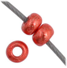 Load image into Gallery viewer, 11/0 Seedbead Metallic Lt Copper Terra
