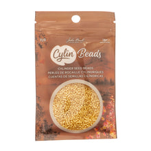 Load image into Gallery viewer, 11/0 Cylin Bead Opaque Light Topaz

