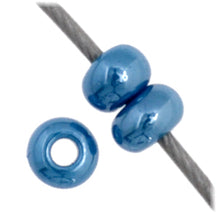 Load image into Gallery viewer, 11/0 Seedbead Dark Blue Luster Opaque
