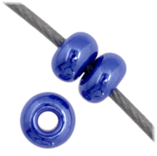 Load image into Gallery viewer, 11/0 Seedbead Royal Blue Luster Opaque
