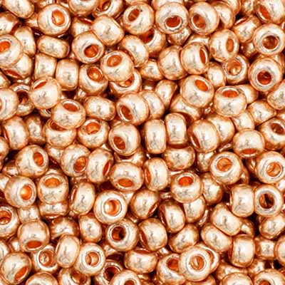 11/0 Seedbead Dark Gold Metallic Solgel