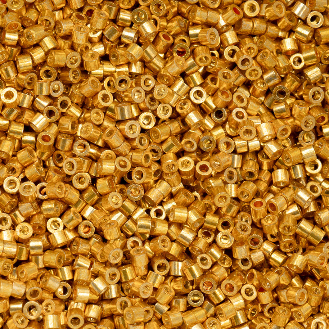 11/0 Cylin Bead Gold AB