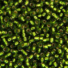 Load image into Gallery viewer, (Vial Miyuki Seed Bead 11/0) Olive Silver Lined
