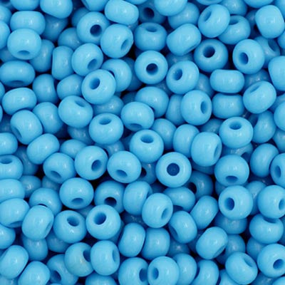 11/0 Seedbead Opaque Turquoise Blue