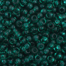 Load image into Gallery viewer, (Vial Czech Size 11) Transparent Teal
