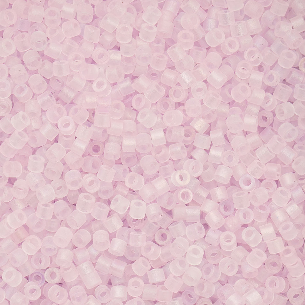 11/0 Cylin Bead Matte Macaron AB - Pale Lavender