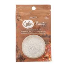 Load image into Gallery viewer, 11/0 Cylin Bead White Opal AB
