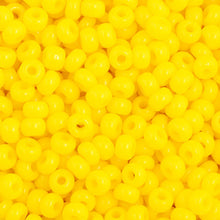 Load image into Gallery viewer, 11/0 Seedbead Opaque Lemon Yellow
