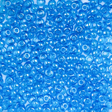 Load image into Gallery viewer, (Vial Czech Size 6/0) Transparent Blue Luster
