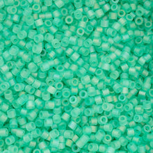 Load image into Gallery viewer, 11/0 Cylin Bead Matte Macaron AB - Green Turquoise
