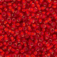 Load image into Gallery viewer, (Vial Miyuki Seed Bead 11/0) Flame Red Silver Lined
