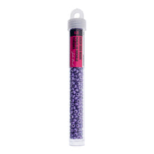 Load image into Gallery viewer, (Vial Czech Size 6/0) White Purple Terra Melafyr
