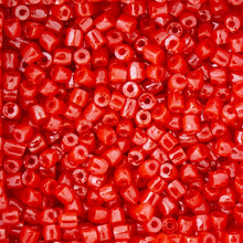Load image into Gallery viewer, (Czech Seed Bead 9/0 3Cut Vial) Opaque Dark Orange
