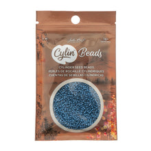 Load image into Gallery viewer, 11/0 Cylin Bead Opaque Denim Blue
