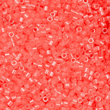 Load image into Gallery viewer, 11/0 Cylin Bead Coral Neon Colour
