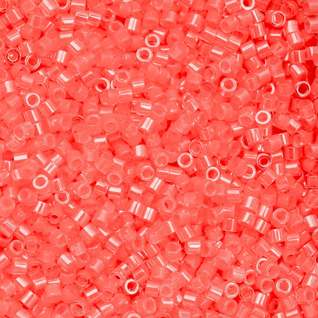 11/0 Cylin Bead Coral Neon Colour