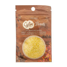 Load image into Gallery viewer, 11/0 Cylin Bead Pale Yellow Lined
