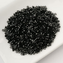 Load image into Gallery viewer, 11/0 Cylin Bead Opaque Black
