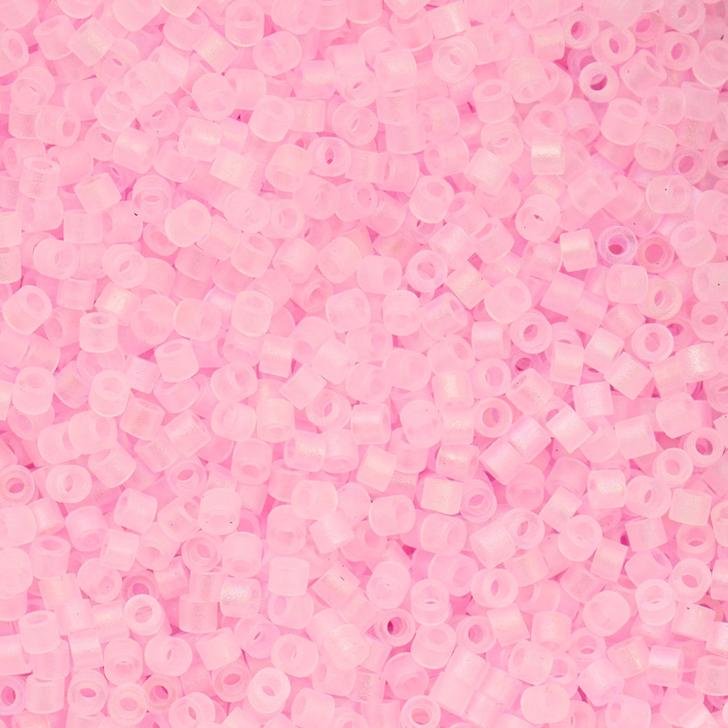 11/0 Cylin Bead Matte Macaron AB - Baby Pink
