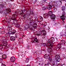 Load image into Gallery viewer, (Vial Czech Size 6/0) Two-Tone Fuchsia Red Terra Dyed
